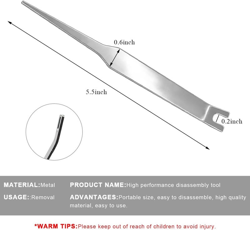 NYTKL TX X-Clamp Removal Tool, Great Performance 360 X Clamp Extractor for Tool Z5A1, Stainless Steel TX X Clamps Removal Tools Replacement for Automotive Hose Clamp Sleeving Parts - Image 2